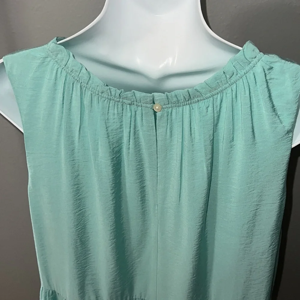 -*NEW* LOFT Mint Green Tiered Dress Size XL - Picture 5 of 8